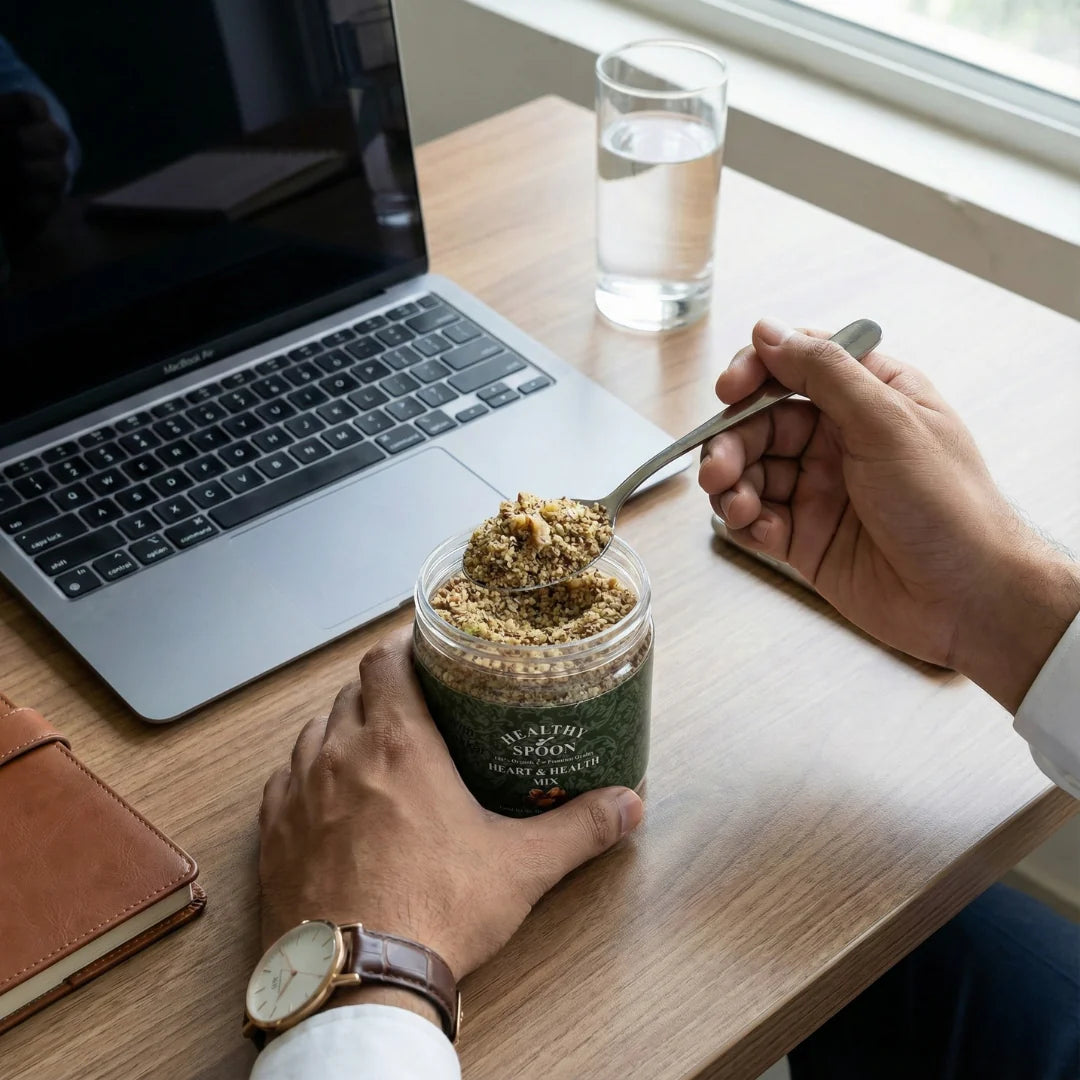 Traditional Panjiri Powder | Nutrition Mix with Almonds, Saffron & Desi Ghee | Energy Boosting Superfood Blend