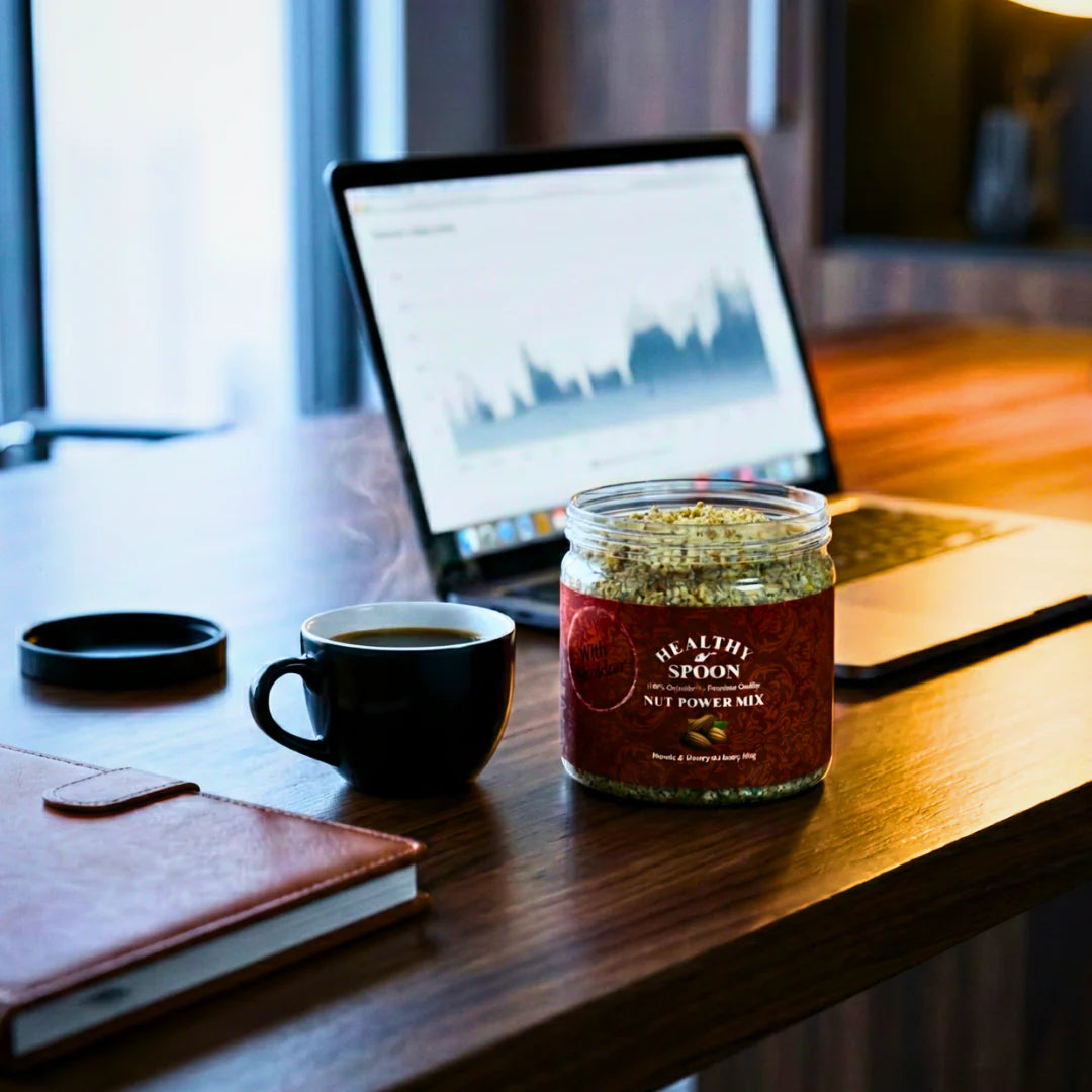 Traditional Panjiri Powder | Nutrition Mix with Almonds, Saffron & Desi Ghee | Energy Boosting Superfood Blend