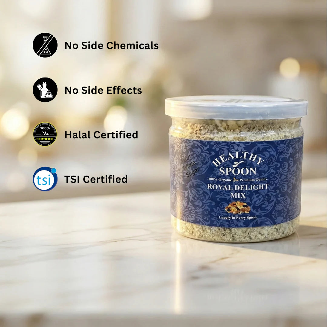 Traditional Panjiri Powder | Nutrition Mix with Almonds, Saffron & Desi Ghee | Energy Boosting Superfood Blend